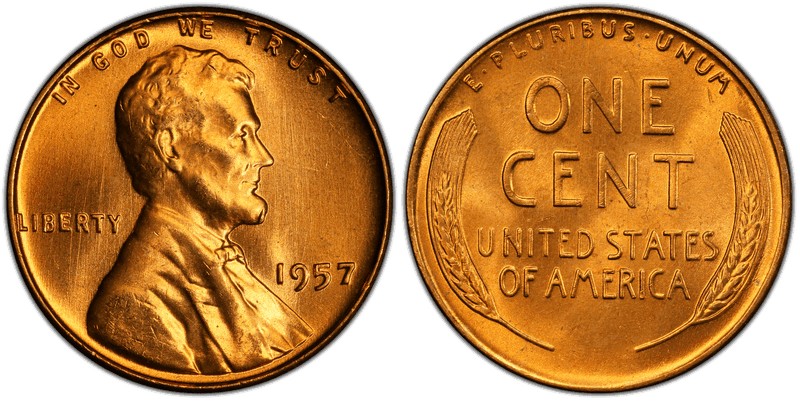 1957 Lincoln Wheat Cent