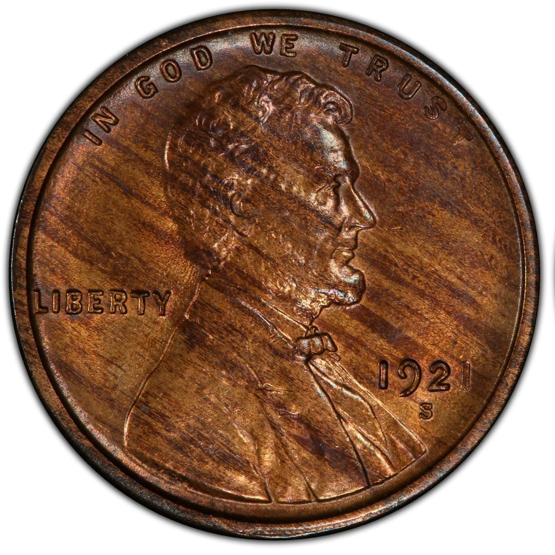 1921 (S) Lincoln Wheat Cent - IAM 001