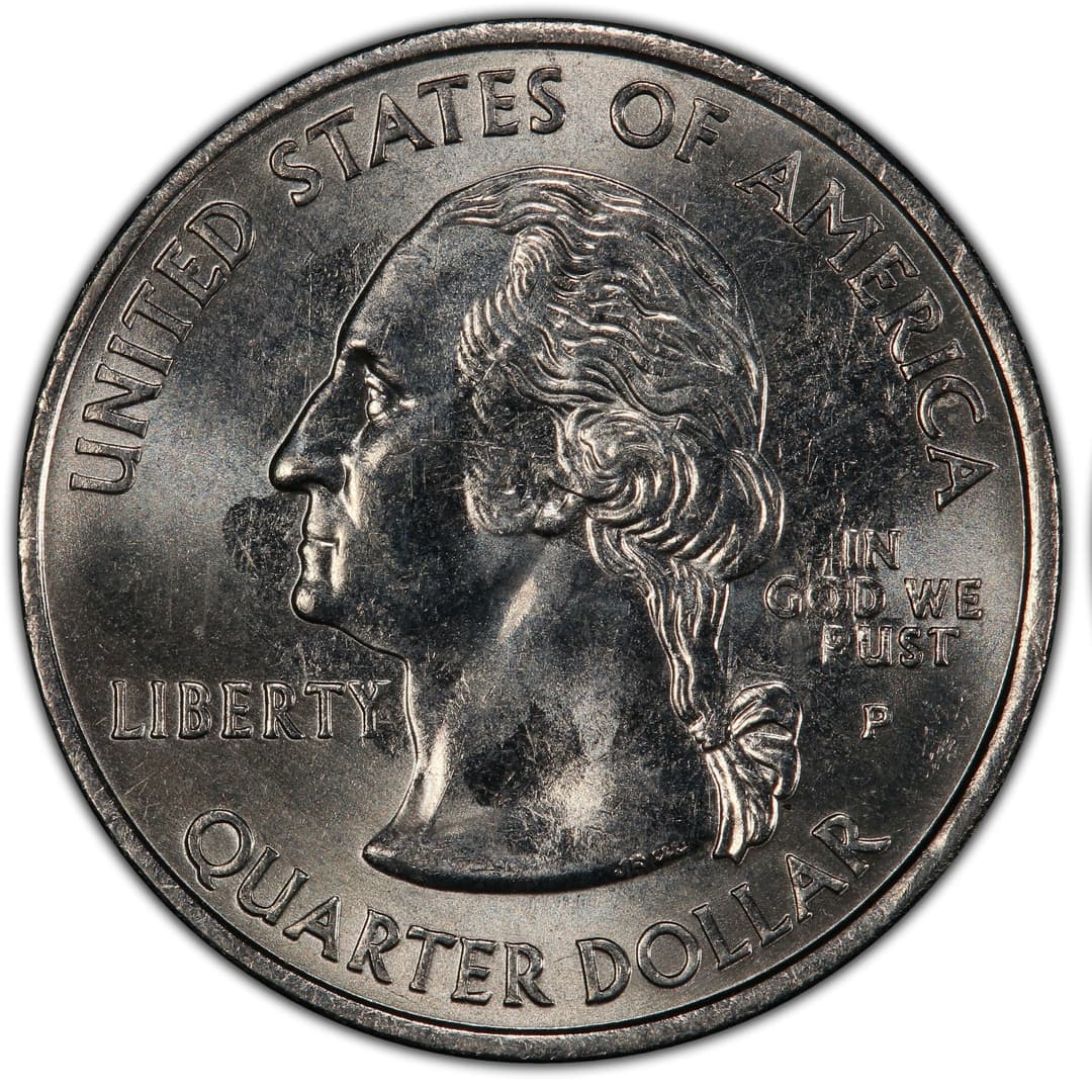 2005 (P) Quarter Strike Through error coin