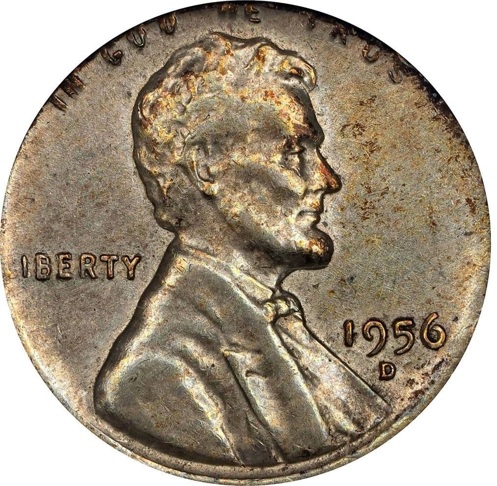 1956 (D) Lincoln Wheat Cent - WPL 001