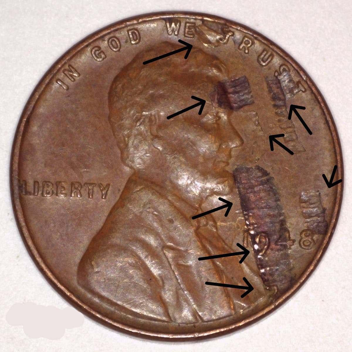 1948 Lincoln Wheat Cent - LAM 001